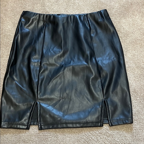 Just Quella Dresses & Skirts - Just Quella Black Mini Skirt 4-6 PU